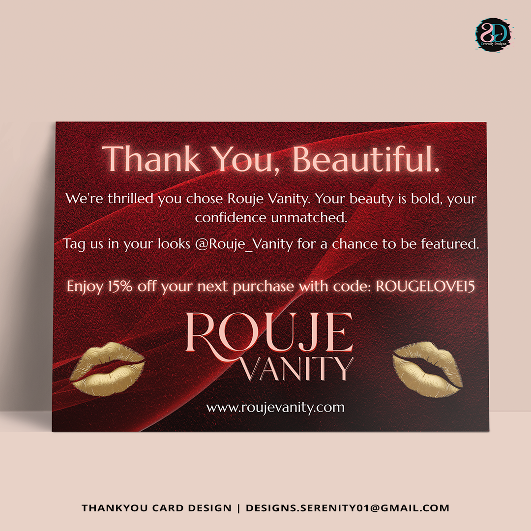 Postcard / Thank You Card Designs